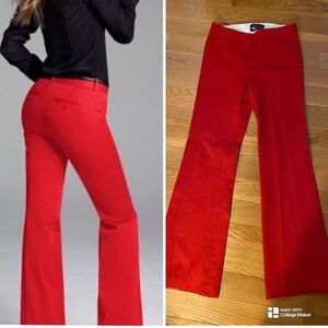 Moda International Red Boot Cut Pants